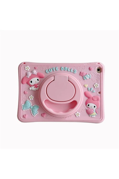 UnDePlus İpad Mini 7 (A17 Pro) Mini 6 Uyumlu Kılıf Cute Dolls Çocuk Karekter Kılıfı 2021-2025