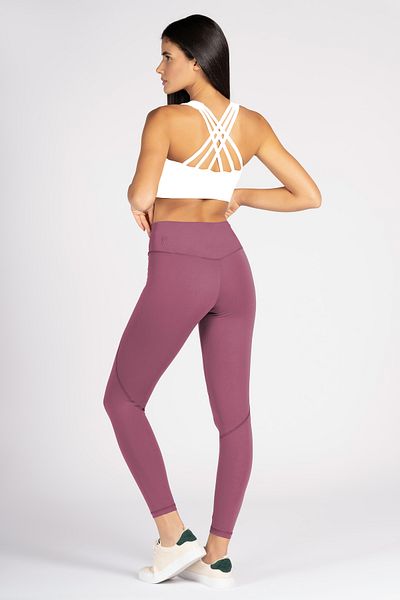 Lioness Activewear Dusty Rose, cu talie înaltă, cu buzunar la spate, colanți sport pentru femei, Ursa