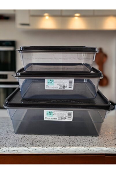 MAVİKÖY 9 Pieces Storage Container Food Pulses Container Breakfast Dowry Set PP5 BPA Free