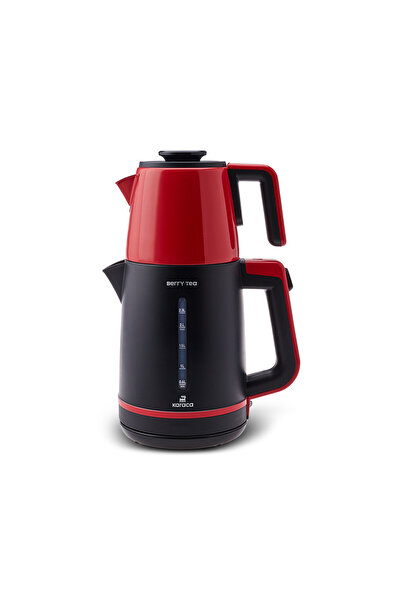 Karaca Berry Tea XL 2in1 Çelik Demlikli Çay Makinesi ve Kettle Cranberry