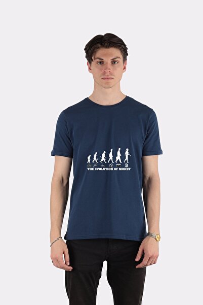 DOT تي شيرت للجنسين تطور المال بيتكوين Btc تشفير العملة المشفرة الكلاسيكية