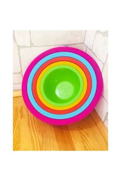 Proff Colorful Round Basin Set of 5