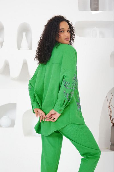 MİA NOURA Gabardine Fabric Nailed Set