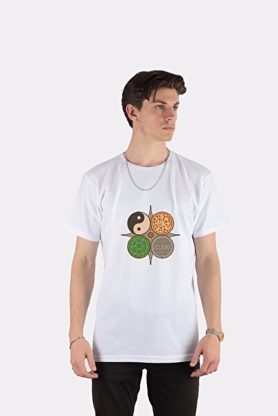 DOT تي شيرت للجنسين سلاحف النينجا