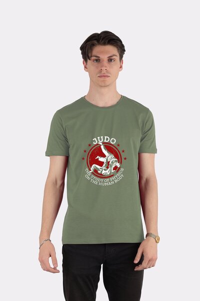 DOT تي شيرت للجنسين الجودو دراسة الفيزياء على جسم الإنسان الجودو