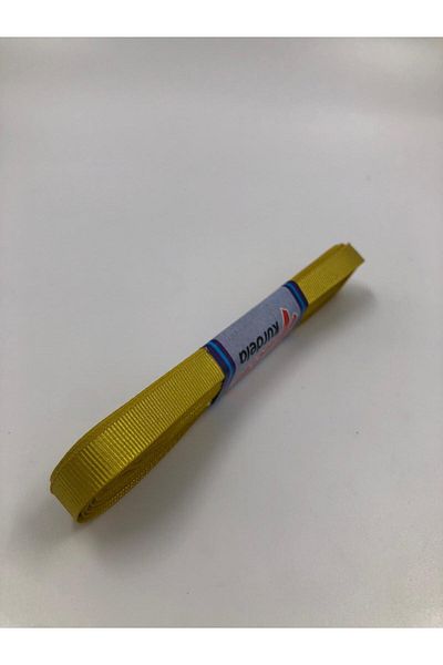 SavBrand Κίτρινη χρυσή κορδέλα Grosgrain 10 m - 1 cm