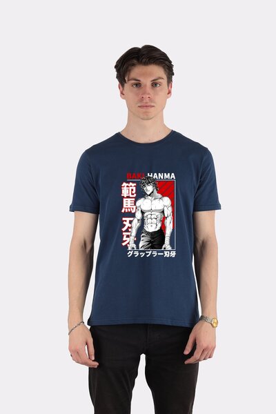 DOT تي شيرت للجنسين باكي هانما، باكي ذا جرابلر أنمي