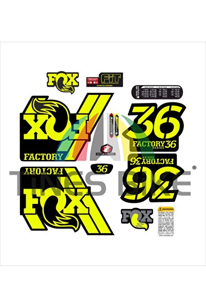 Fox 36 FACTORY SERIES TONGS STICKER