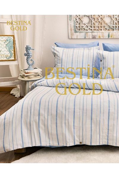 BESTİNA GOLD Set de husă de pilote Harmony Hues, vopsit cu fire, natural, unică (FĂRĂ PAT)