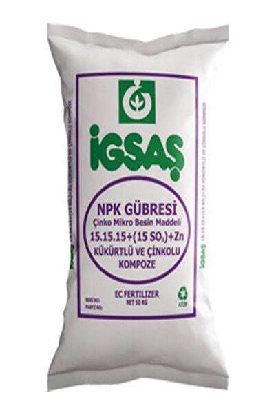 İGSAŞ 15.15.15 + ÇİNKO GÜBRE