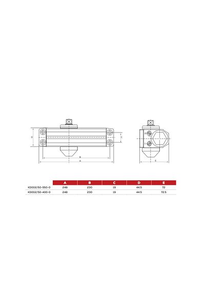 KALE Lock Door Fluid 50 550