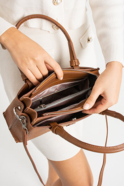 ImPolo Γυναικεία τσάντα ώμου και χεριού Shakira TabaGofraj με στάμπα, μέγεθος 21Χ27