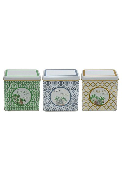EVLE Erb36u3 Rectangular Storage Container 80x120 Set of 3, Forrest