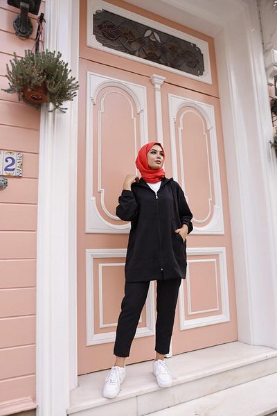 lurex moda Σετ φόρμας κρεπ διπλή