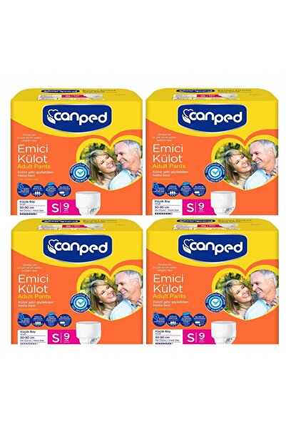 Canped Emici Külot Küçük (S) 36 Adet Hasta Bezi 50-90 cm