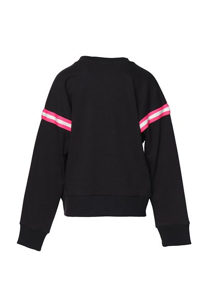 hummel Pansy Girl's Black Crew Neck Sweatshirt