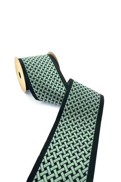 FANTASTIC BORDERS ШИРОКА ШТОРКА З ТКАНИНОЮ З ВІЗЕРУНКОМ «ХАСІР» / АКСЕСУАР (Ш...