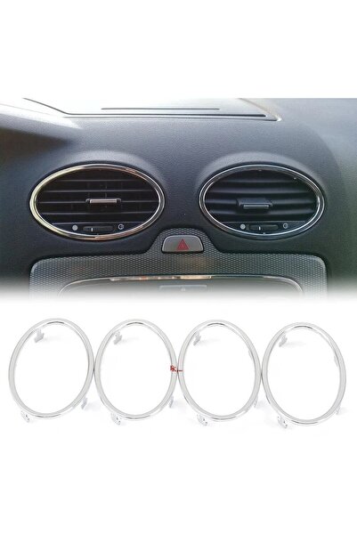 DGN Focus Kalorifer Üfleyici Izgara Çerçevesi Takımı Krom Parlak 4 Ad N11.30