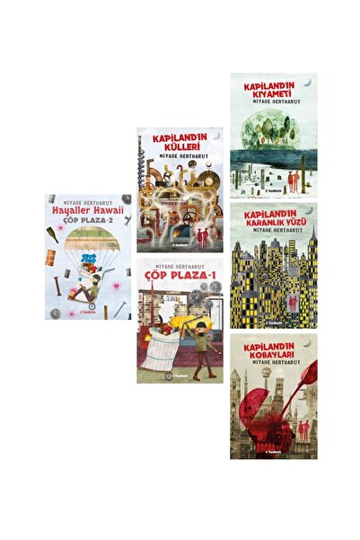 Tudem Yayınları Çöp Plaza ve Kapiland Serisi Miyase Sertbarut 6 Kitap