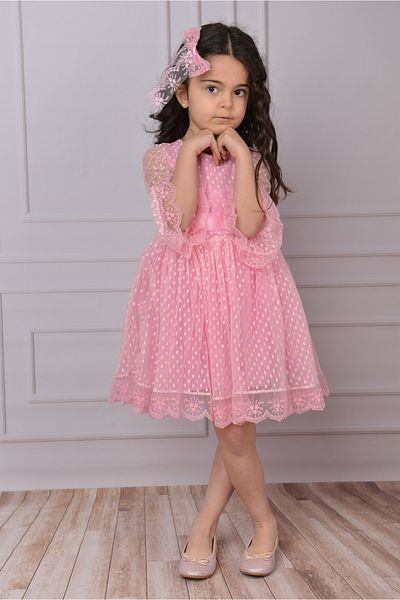Sevimlice Kids Φόρεμα για κορίτσια Φόρεμα για κορίτσια με πόρπη Φόρεμα για κορίτσια Φόρεμα από τούλι δαντέλα