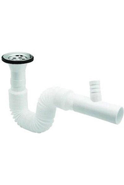 yunuskayatek ÇatallıKörüklü Lavabo Sifonu Hortumu Gider Borusu Çamaşır Bulaşı...