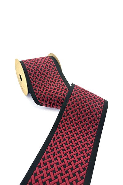 FANTASTIC BORDERS BORDURĂ PERDEA LĂTĂ ȚESUTĂ CU MODEL DE răchită / ACCESORII (10 CM. LĂȚime - 3,5 MT. LUNGIME)