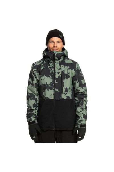 Quiksilver Quiksilver MISSION PRINTED BLOCK JK Men's Ski Jacket EQYTJ03403-QK.GNB2