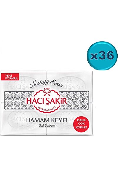Hacı Şakir Sabun 800GR Hamam Keyfi (Nostalji Serisi) (36 Lı Set)