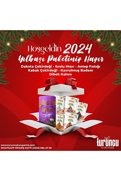 Turuncu Kuruyemiş TURUNCU Lüx- Sürpriz Hediyeli 2026 Yılbaşı Paketi