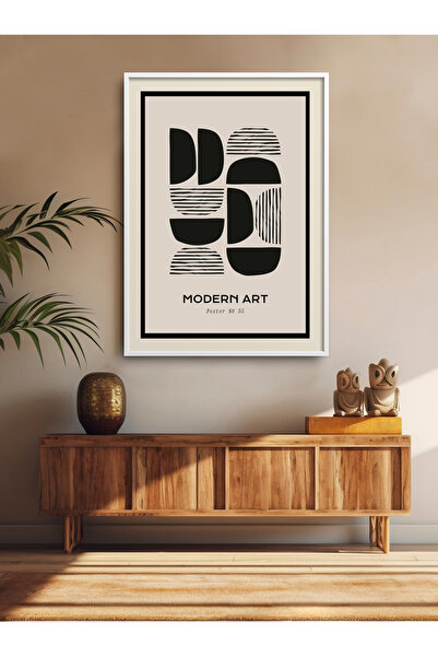 HOMEPACK Tekli Çerçeveli Tablo Modern Art Poster Tablo TK/275