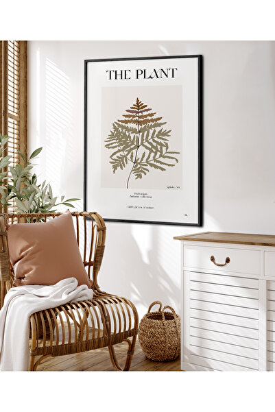 HOMEPACK Πίνακας με ένα πλαίσιο The Plant Modern Art Poster Painting TK/273