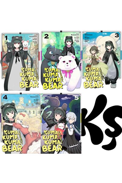 Kayıp Kıta Yayınları Kuma Kuma Kuma Bear 1-2-3-4-5 manga seti
