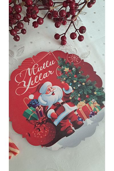 SOUL BY A&B New Year's Substitute New Year Gift Tableware Kitchen Christmas Ornament Santa Claus Red Substitute
