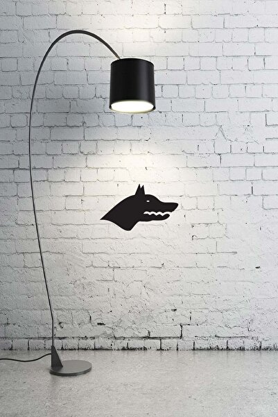 İglii Göktürk Kurt Metal Tablo Duvar Dekoru