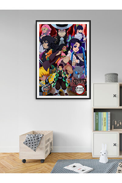 HOMEPACK Jednostruki uokviren poster slika Demon Slayer TK/530