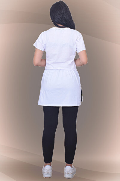 sufyy Combed Cotton Skirt with Two Side Slits