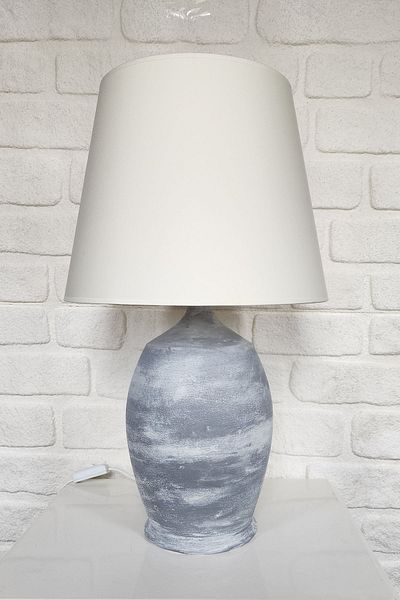 Qdec Vintage Ceramic Lampshade Large Grey-White