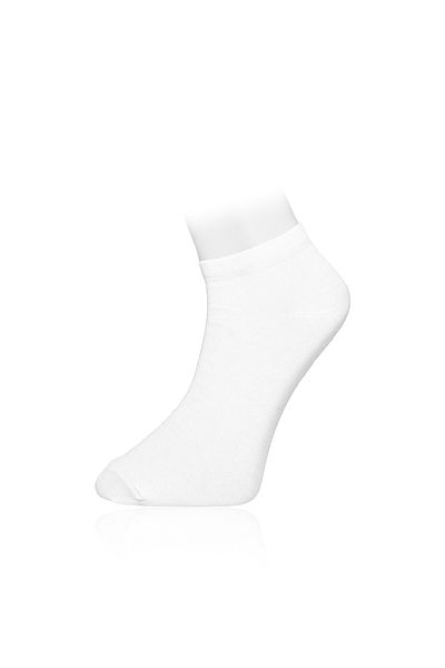 Line Smart Pachet de 6 ciorapi albi de calitate pentru femei, șosete moi confortabile