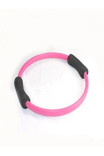 Clifton Pink Fiberglass Unisex Pilates Circle and Band - 38 cm and 90X7.5 cm