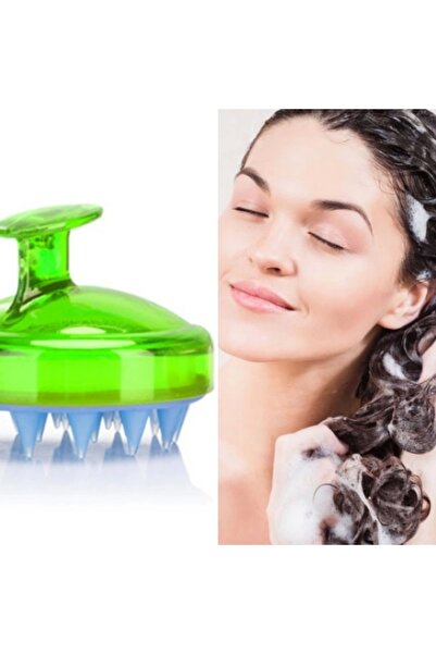 Yenigeldi Βούρτσα σαμπουάν για μασάζ τριχωτού της κεφαλής από μαλακή σιλικόνη...