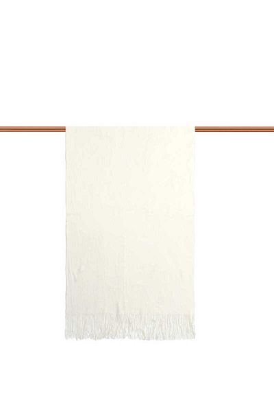 Bursa İpek Ecru Angora Shawl