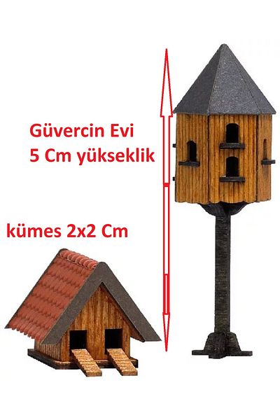 Busch 1:87 Ho Model Pigeon And Duck Goose House - 1521