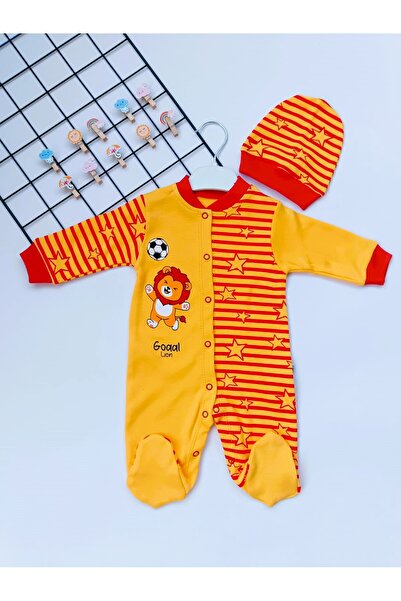 Bilge Trend مجموعة قبعة صغيرة من بذلة لحديثي الولادة من Fan Lion King Baby