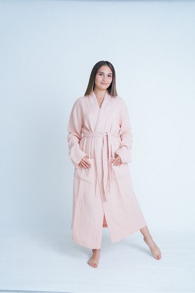 Natural Μπουρνούζι Unisex Muslin Kimono 4 στρώσεων