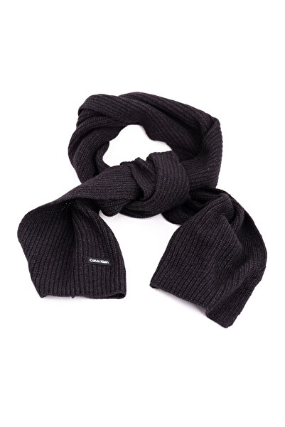 Calvin Klein SCARF, FOR MEN, SOLID COLOUR, WITH LOGO