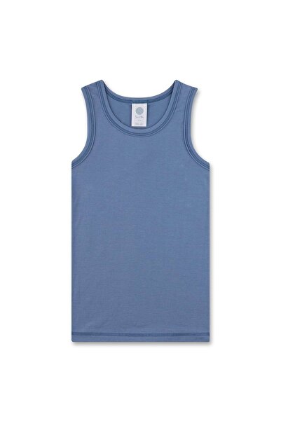 Sanetta Jungen Unterhemd, 2er Pack - Top, Shirt, ärmellos, Bio-Baumwolle, Dino