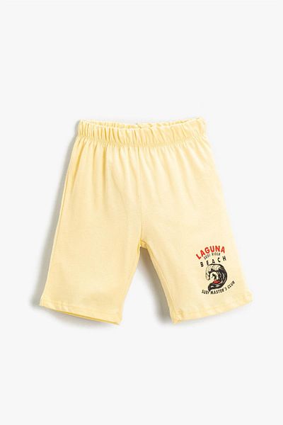Koton Jungen-Shorts aus Baumwolle mit Surf-Print