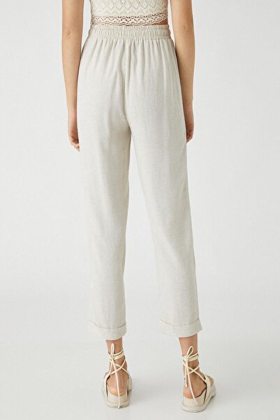 Koton Dámské béžové džíny 2SAK40136CW