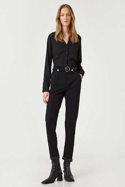 Koton Schwarze Damenjeans 1KAP43401EK