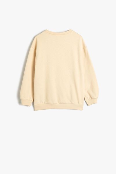 Koton Baby Girl Beige Sweatshirt